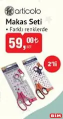 ARTİCOLO MAKAS SETİ 2'Lİ